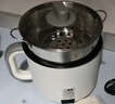 美的（Midea）电煮锅 小电锅 电蒸锅 电火锅 电热锅 分体式可拆洗 2.6L学生宿舍多功能锅 泡面锅 XZC2061 配蒸笼 实拍图