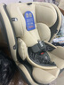 Heekin德国 儿童安全座椅汽车用0-4-12岁婴儿宝宝360度旋转ISOFIX硬接口 尊享灰(遮阳棚+上拉带+侧保护) 实拍图