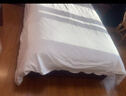 然牌 白色四件套 纯白酒店床上用品 100%纯棉床单被套枕套 支持定制 1.5米床 被套200*230cm 实拍图