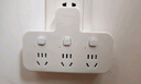 公牛（BULL）转换插头/品字形一转三插座/无线转换插座/电源转换器 适用卧室、厨房 3位分控开关插座 蓝白款 实拍图