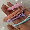 【明星同款】磨砂彩色无痕鸭嘴夹洗脸化妆专用发卡刘海 5个装颜色随机 实拍图