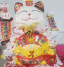 侑家良品  热门商品聚宝盆招财猫自动摇手客厅摆件 开业礼品 12寸大号 实拍图
