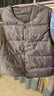 史努比（SNOOPY）童装儿童羽绒马甲女童背心男童坎肩外出服秋冬 灰蓝 140 实拍图