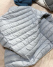 网易严选90鸭绒轻薄羽绒服保暖0压感排骨羽绒内胆防泼水蓄热抗菌外套 A款25秋冬90鲜绒立领-灰雾蓝 M 实拍图