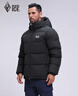 黑冰25新款秋冬男经典款天枢PLUS户外可拆卸帽鹅绒700蓬羽绒服F8509MJ 黑色 S 实拍图