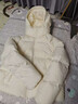 森马（Semir）羽绒服女冬90绒子短款三防花苞帽25高蓬防风连帽外套109725113028 实拍图