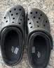 卡骆驰（CROCS）贝雅克骆格保暖拖鞋|205969 黑色-060 41/42(260mm)  实拍图