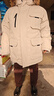 京东京造【进口极寒95鹅绒服】羽绒服男外套女冬季新款中长款 燕麦卡 2XL 实拍图