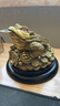 上善若水 全铜金蟾摆件 三足蟾蜍客厅玄关办公室家居店铺开业礼品三脚金蟾 小号黄铜金蟾 实拍图