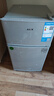 奥克斯小冰箱家用小型迷你冷藏冷冻两用出租房宿舍用节能省电寝室办公室电冰箱 【热卖款 升级净化去味】22A126DW银 实拍图