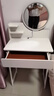 姗姗木艺梳妆台卧室轻奢化妆桌现代简约小户型带镜灯梳妆桌收纳一体化妆台 实拍图