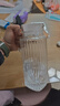 乐美雅玻璃水壶冷水壶凉水杯家用冰箱大容量茶壶四方透明1.1L凉水壶 实拍图