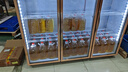 新飞 （Frestec）展示柜冷藏保鲜柜酒水饮料冰柜双开门冷藏柜酒店冷藏保鲜柜超市直冷玻璃门风冷无霜冰箱立式冷柜 大三门上机1300L 【铝合金门】【4D风冷无霜】 实拍图