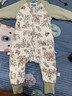 威尔贝鲁（WELLBER）恒温睡袋婴幼儿1-3岁竹棉睡衣秋冬儿童宝宝防踢被子薄夹棉 森林M 实拍图