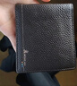 稻草人男士钱包短款商务头层牛皮横款两折票夹多卡位钱夹啡色生日礼物 实拍图