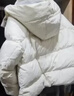 鸭鸭秋冬新品短款羽绒服女加厚连帽面包服宽松保暖韩版泡芙小个子外套 YE4B600765H米色 M （建议110-140斤） 实拍图