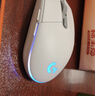 罗技（G）G304 LIGHTSPEED无线鼠标 游戏鼠标 轻质便携 绝地求生FPS鼠标英雄联盟LOL吃鸡 生日礼物 白色 实拍图