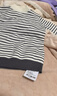 班尼路儿童针织毛衣秋冬款中大童韩系条纹上衣男女童冬装保暖内搭毛线衣 实拍图