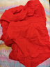 三枪（THREEGUN）女士内裤女纯棉高腰大码新疆棉纯色全棉裆透气弹力三角裤头3条装 组合2 （妃+大红+大红） 3条 L (165/90) 实拍图