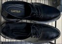 卡帝乐鳄鱼（CARTELO）皮鞋男士牛皮商务休闲西装正装德比鞋英伦结婚男鞋 6531 黑色 43  实拍图