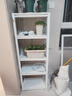 唐辑书架书柜家用落地置物货架学生钢制收纳储物架子 白五层50*30*138 实拍图