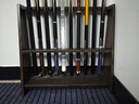 施奥德 台球杆架 10孔落地式台球杆架鱼竿收纳架桌球架杆器立柜挂杆架 实拍图