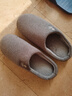 洁丽雅家居棉拖鞋男士2025新款家用秋冬季室内保暖大码抗菌防臭拖鞋女冬 深灰 【99%抗菌 二代升级】 44-45 【适合43-44码】 实拍图