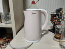 美的（Midea）电热水壶电水壶烧水壶双层防烫 0涂层 食品级304不锈钢1500W快速沸腾1.7L大容量 HJ1705 实拍图