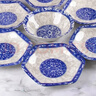 碗碟套装家用六角拼盘汤碗组合新款高颜值陶瓷釉下彩餐具碗盘套组 青花瓷 8.5英寸六角盘2个装 实拍图