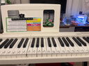 特伦斯折叠钢琴88键便携式电钢琴成人儿童电子琴重力度键盘V30pro钢琴 时尚白+专用琴包+Z琴架 实拍图