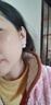 DAISY DREAM赵露思同款双面珍珠耳环女前后两戴轻奢耳钉高级耳饰品S925银针 灰色大小珍珠耳环【925银针】 实拍图