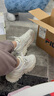 FILA FUSION斐乐女鞋BIANCO老爹鞋季新款硬糖鞋休闲鞋厚底运动鞋女 棉花糖/银-MM 37.5 实拍图