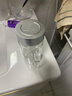 富光双层玻璃杯商务泡茶杯子大容量耐热办公水杯过滤带把银色320ml 实拍图