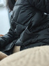 小香风女款无领菱形格小个子内搭轻薄保暖短款冬季羽绒棉服外套 黑色 【轻薄保暖】 M 100-110斤 实拍图