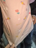 笛莎（DEESHA）女童100%纯棉5A级抑菌保暖内衣儿童秋衣秋裤套装浅玉满印小花130 实拍图