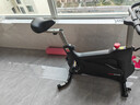 英尔健动感单车磁控家用静音小型自行车室内减肥锻炼运动健身器材 [豪华款黑]无极阻力/蓝牙游戏/踏频监测 实拍图