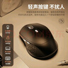 云墨（YUNMO）无线蓝牙鼠标可充电式办公静轻音人体工学笔记本台式电脑ipad通用适用于惠普华硕华为 【无线蓝牙双模+静音按键】商务黑 实拍图