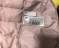 优衣库童装男女童PUFFTECH空气棉服可机洗连帽外套排骨棉服478123 10 水粉色 130 实拍图