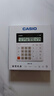 卡西欧（CASIO）DH-14-WE 中型无声款 14位大额计算 双电源 超宽计算器 白色 专业计算系列 实拍图