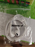 纽曼（Newmine）XL08 半入耳式线控有线耳机 手机耳机 音乐耳机 3.5mm接口 电脑笔记本手机适用 白色 实拍图