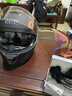 VGV摩托车揭面盔3C认证男女士冬季保暖机车三合一蓝牙头盔 引擎黑 XL 实拍图