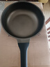 KIWICOO德国钛聚力平底锅不粘锅家用牛排煎锅无涂层煎蛋炒锅电磁炉燃气灶 【钛聚力煎炒锅】黑瓷耐脏 24cm 实拍图