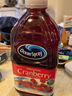 优鲜沛（Ocean Spray）蔓越莓汁果汁原味1.89L 美国进口鸡尾酒调酒果汁饮料大瓶聚会招待 实拍图