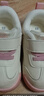 牧童学步鞋春秋季童鞋男童机能软底婴儿面包鞋革面女宝宝鞋 樱花粉17 实拍图