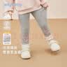 JELLYBABY[抑菌抗静电]女童加绒打底裤秋冬宝宝绣花保暖女小童裤子儿童长裤 实拍图