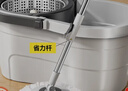 五月花旋转拖把带桶一套2头家用一拖净免手洗2025拖布吸水墩布杆长120cm 实拍图