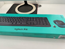 罗技（Logitech）MK275 键鼠套装 无线键鼠套装 办公键鼠套装 全尺寸 商务键鼠套装 带无线2.4G接收器 黑蓝色 实拍图