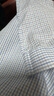 杉杉【DP免烫】长袖衬衫男纯棉条纹春秋商务正装全棉 红格 40 实拍图