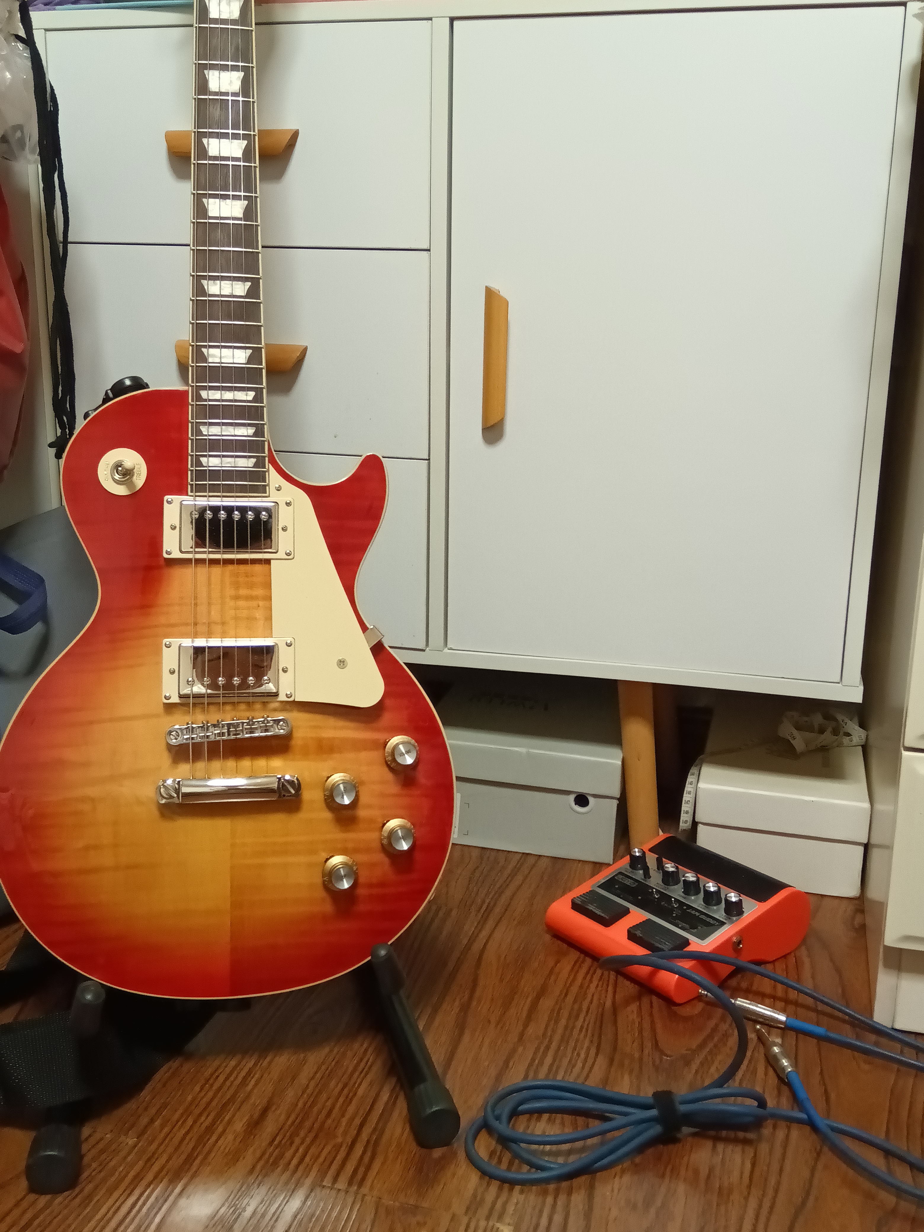 epiphone易普锋LP Standard 60s HS樱桃色初学进阶电吉他原厂包美国品牌 实拍图