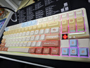 狼蛛（AULA）F87ProV2客制化无线机械键盘电竞游戏专用  蓝牙/2.4G/有线三模连接全键热插拔gasket结构办公键盘 F87ProV2大宗师版【轻羽轴】奶咖主题热升华 实拍图